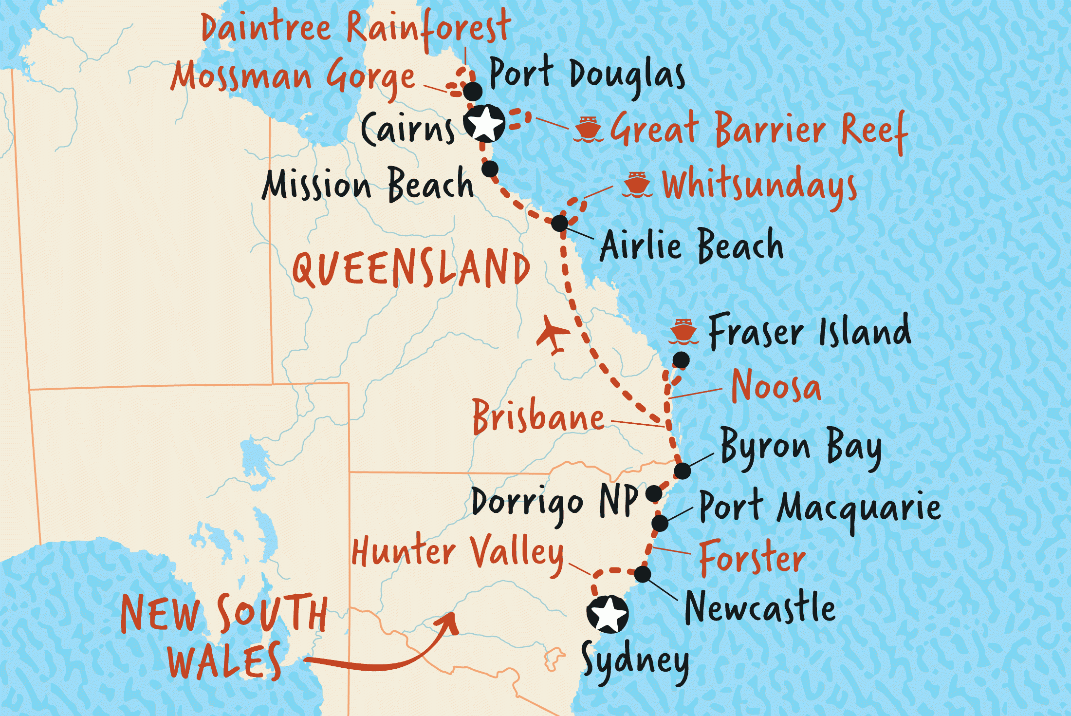 east coast travel australia