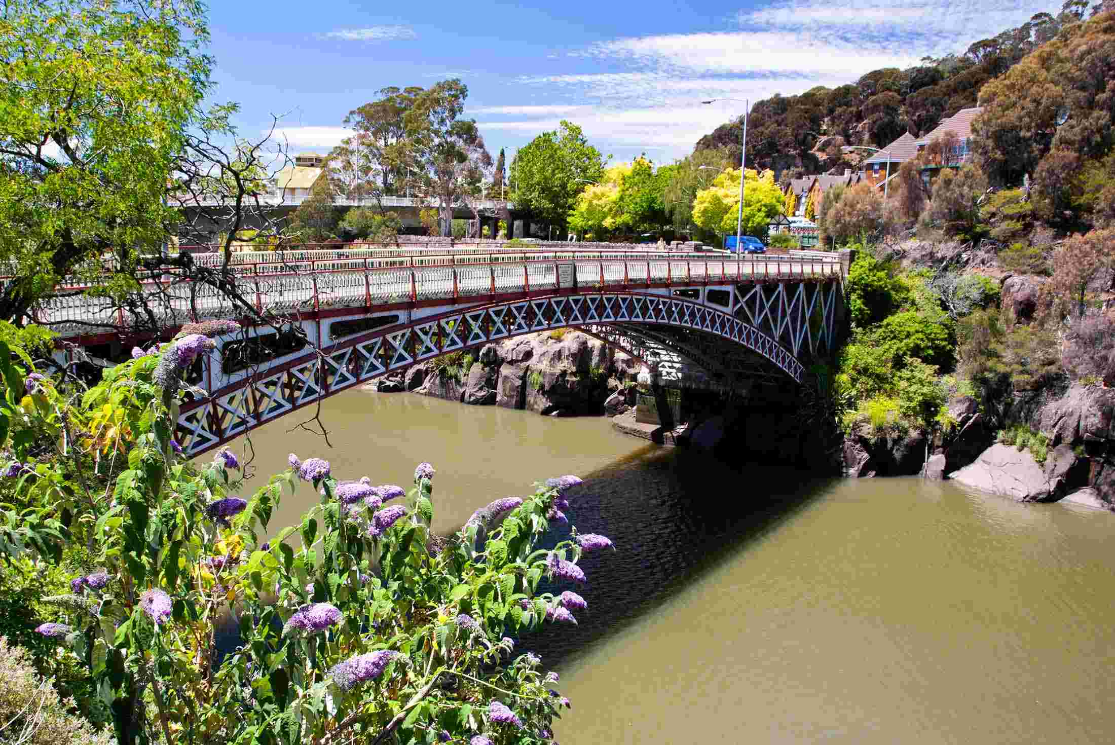 Kings Bridge over the Cataract Gorge in Launceston, Tasmania Cataract Gorge, Tasmania