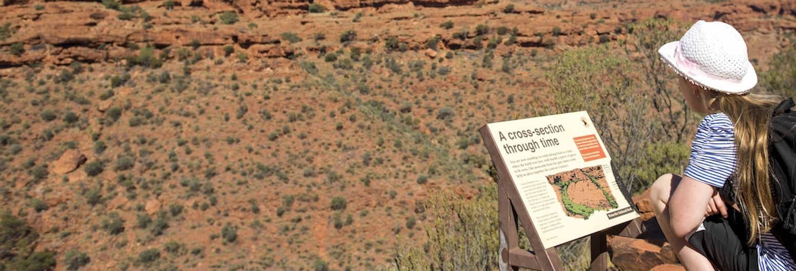 Hiking over Kings Canyon